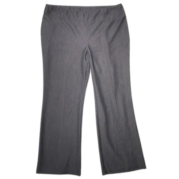 Julie Mitchell Gray Pull On Dress Pants - Picture 1 of 7
